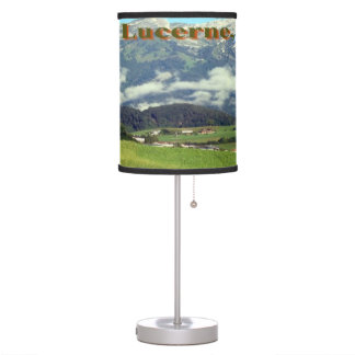 Idyllic Swiss Campagne lampshade