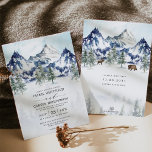 Idyllische Hochzeit des Winterwaldes Einladung<br><div class="desc">Dieses elegante Design besticht durch eine elegante Winterlandschaft inspiriert von der traumhaften Alpenlandschaft. Personalisieren Sie die Einladung mit Ihren Daten und wenn Sie gewollt,  um den Stil und die Platzierung des Textes weiter zu ordnen,  klicken Sie bitte auf den Button "Weitere Anpassung".</div>