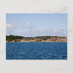 Idyllische Küstenlandschaft Postkarte