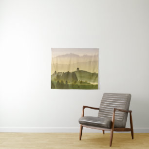 Idyllische Landschaft   die Schweiz, Säntis Wandteppich