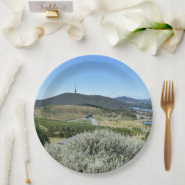 Idyllischer Tag in Canberra Pappteller