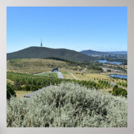 Idyllischer Tag in Canberra Poster