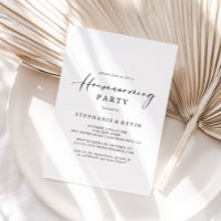 Idyllisches stylisches Calligraphy Housewarming Pa