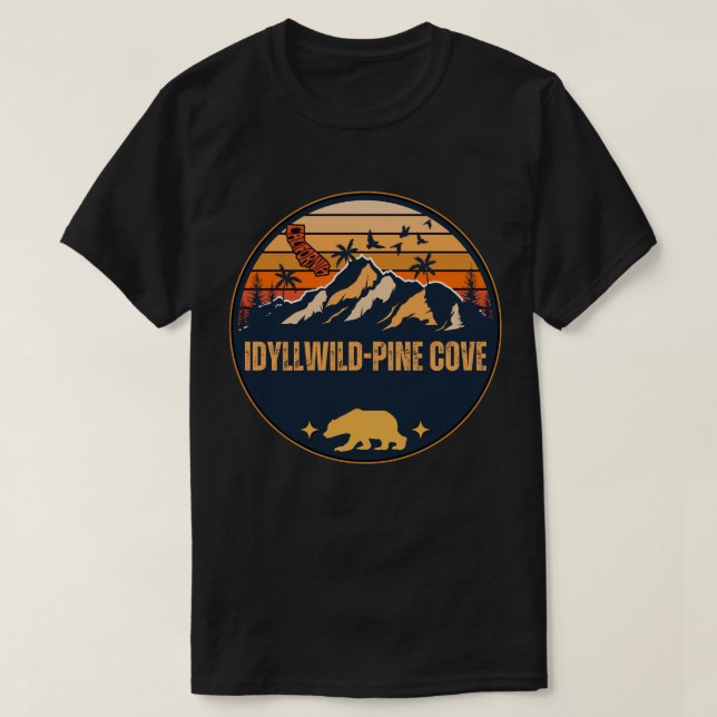 Idyllwild-Pine Cove, Kalifornien T-Shirt (Design vorne)
