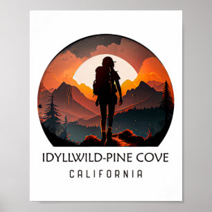 Idyllwild Pine Cove Wandern Outdoor-Souvenir 1  Poster