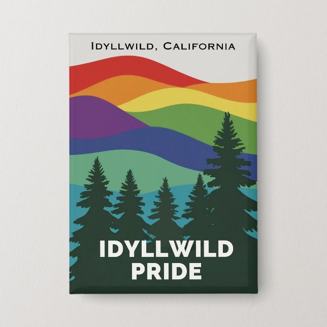 Idyllwild Pride Button-Button Button (Vorderseite)