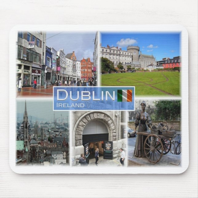 IE Irland - Dublin - Mousepad (Vorne)