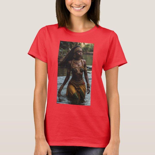 Iemanjá (Yemoja) - Afrikanische Mythologie T-Shirt (Vorderseite)