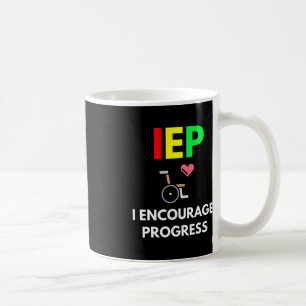 IEP I ermutigt zur Förderung von Fortschritten in  Kaffeetasse