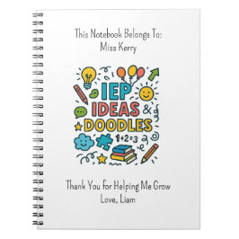 IEP-Ideen, Kritzeleien & Snacks | Inklusion Notizblock
