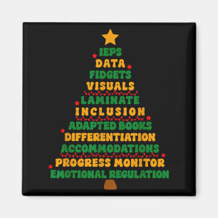 Ieps-Lehrer Weihnachtsbaum Sonderpädagogik Sped Magnet