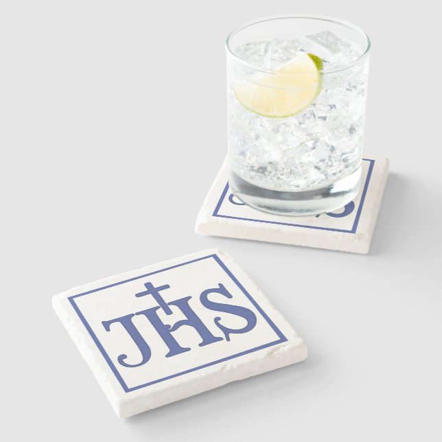 Iesus Hominum Salvator Steinuntersetzer (Seitenansicht)