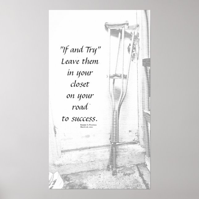 If and Try Poster (Vorne)