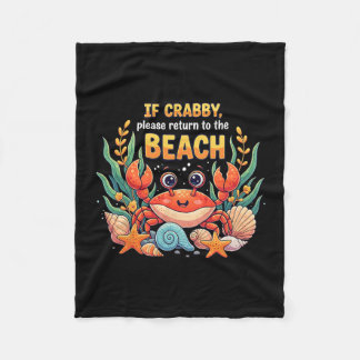 If Crab  Fleecedecke