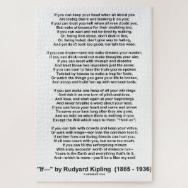 If- Gedicht von Rudyard Kipling (kein Kipling-Bild