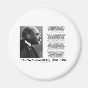 "If—" Gedicht von Rudyard Kipling Magnet