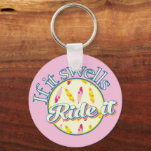 If it swells ride it custom name surfing pink