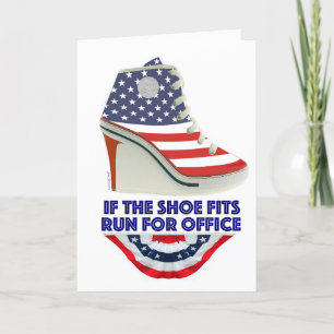 If the Shoe Fits Customizable Birthday Card Karte