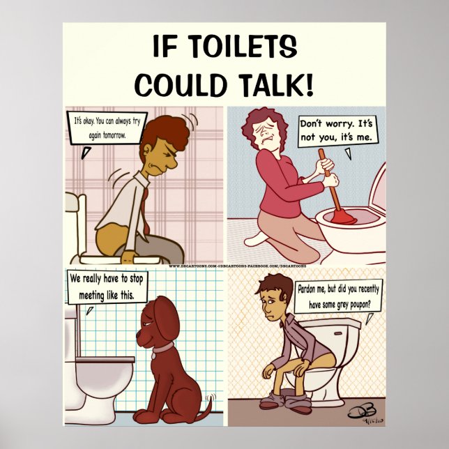 If Toilets Could Talk Poster (Vorne)