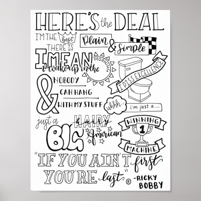 If You Aint First Youre Last Poster (Vorne)