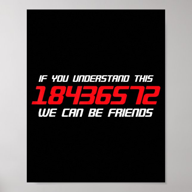 If You Understand This 18436572 Funny Mechanic Car Poster (Vorne)