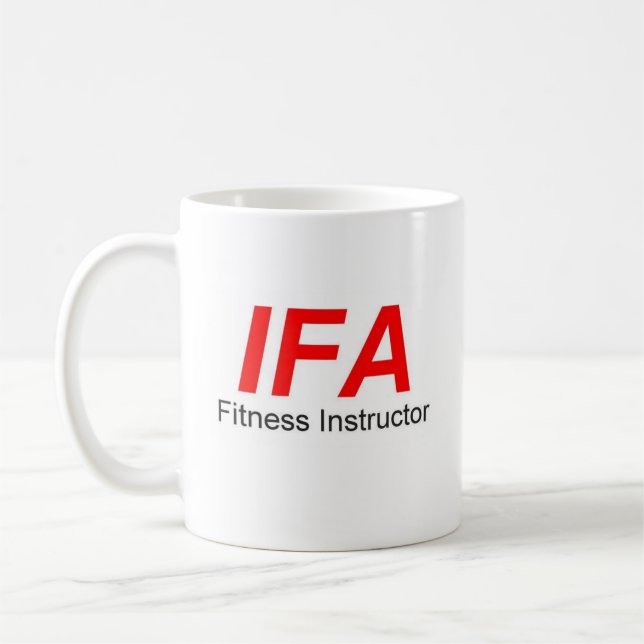 IFA Fitness-Lehrer-Tasse Kaffeetasse (Links)