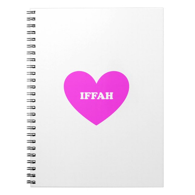 Iffah Notizblock (Vorderseite)