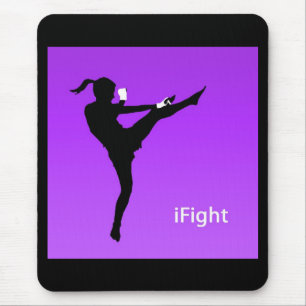 iFight Mädchen mousepad