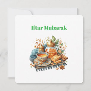 Iftar-Abend-Einladungen Feiertagskarte