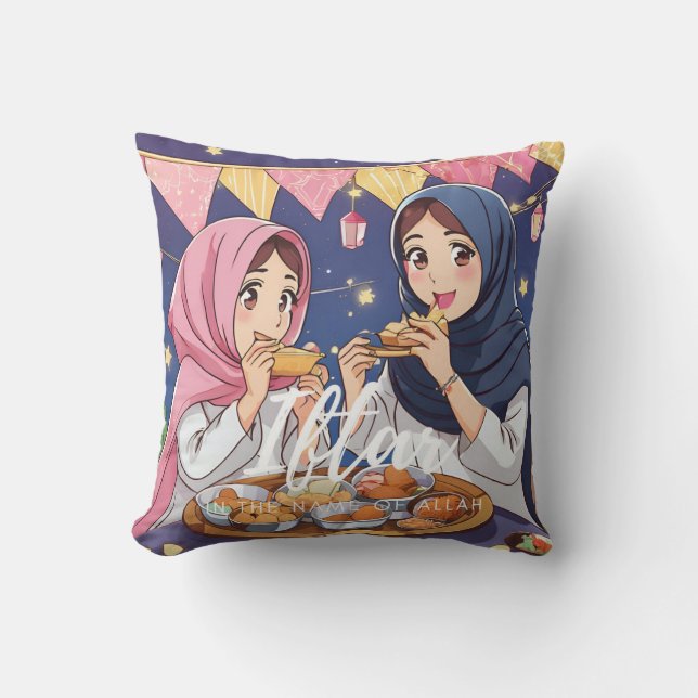 Iftar Anime Friends Cushion Kissen (Vorderseite)