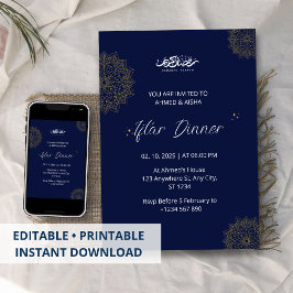 Iftar Dinner Einladung Rmadan Marine