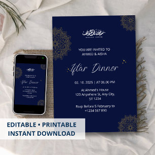 Iftar Dinner Einladung Rmadan Marine