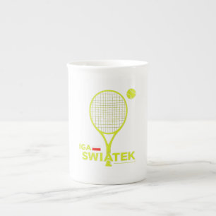 Iga Swiatek, Tennisspielerin, Ziege, Champion Prozellantasse