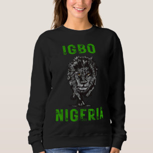 Igbo Nigeria Abstammungsinitiierung DNA-Ergebnisse Sweatshirt