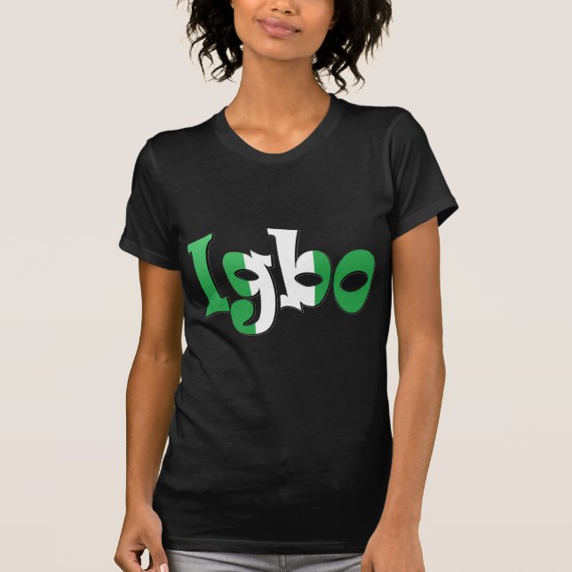 Igbo (nigerische Flagge) T-Shirt (Vorderseite)