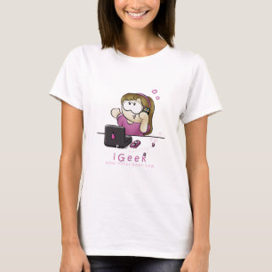 iGeek Mädchen-Shirt T-Shirt