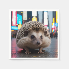 Igel am Times Square Serviette