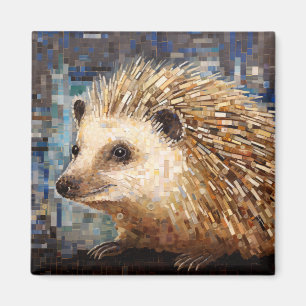 Igel Art Deco Paint Mosaic Magnet