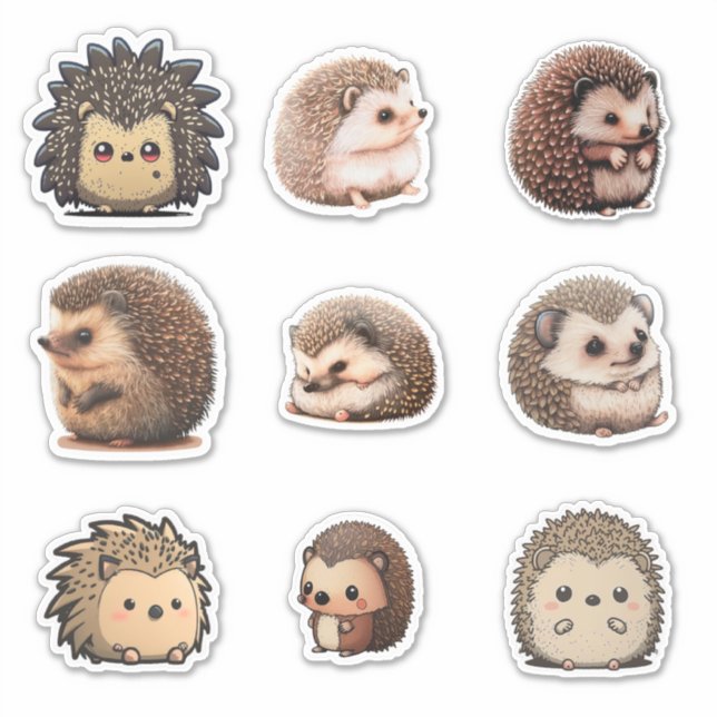 Igel-Aufkleber für andere Stile Aufkleber (Vorderseite)