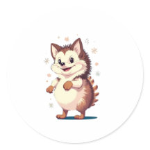 Igel-Aufkleber