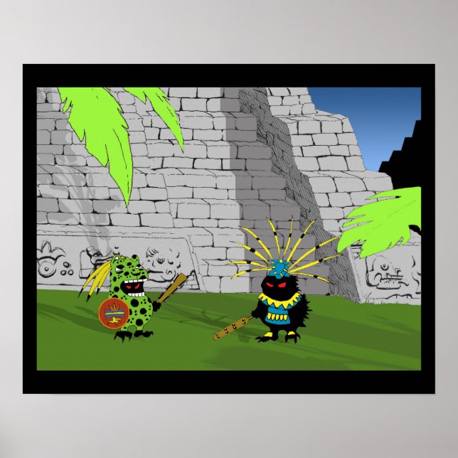 Igel aus der Zeit vor Kolumbien Poster (Vorne)