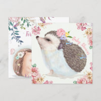 Igel Baby Dusche Einladung