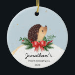 Igel Baby's First Christmas Ornament<br><div class="desc">Igel Baby's First Christmas Ornament</div>