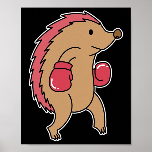Igel Boxing Poster (Vorne)