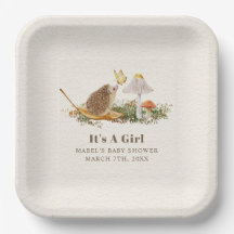 Igel Butterfly Pilz Woodland Babydusche