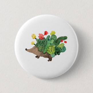 Igel Cactus Blume 4 CF Button