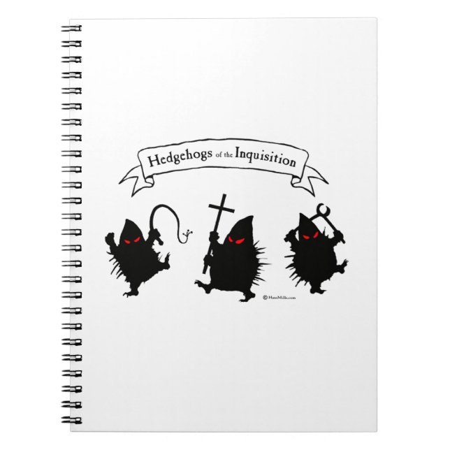 Igel der Inquisition! Notizblock (Vorderseite)