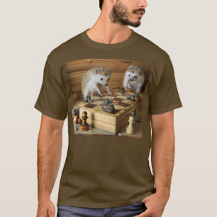Igel der Schachspieler T-Shirt