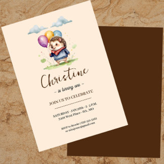 Igel Einladung zum Geburtstag