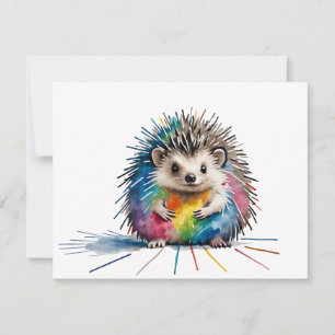 Igel Feiertagskarte